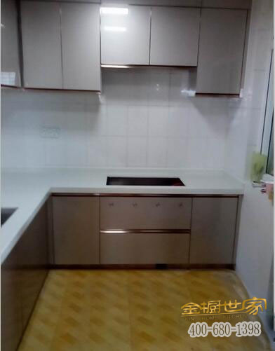 小廚房櫥柜效果圖，濃縮是精華